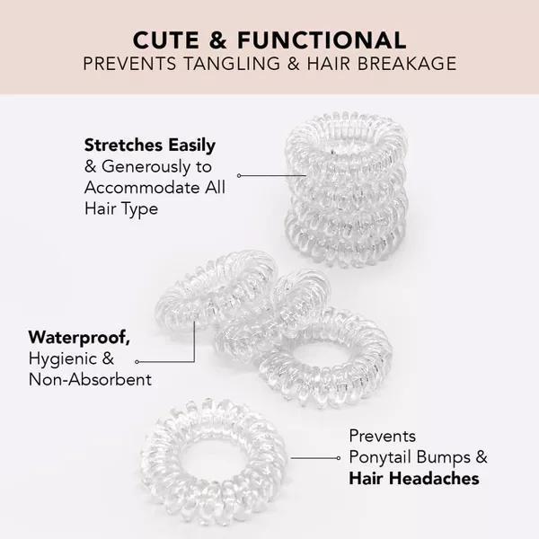 
                      
                        Kitsch Spiral Hair Ties 8 Pack 螺旋电话线发圈 8条装
                      
                    