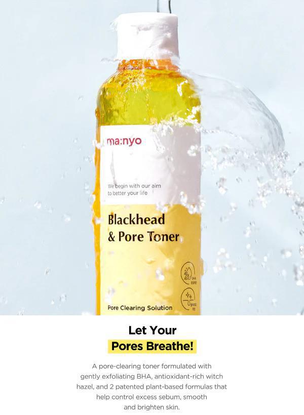 
                      
                        Manyo Blackhead & Pore Toner 魔女工厂去除黑头保湿爽肤水 210mL
                      
                    