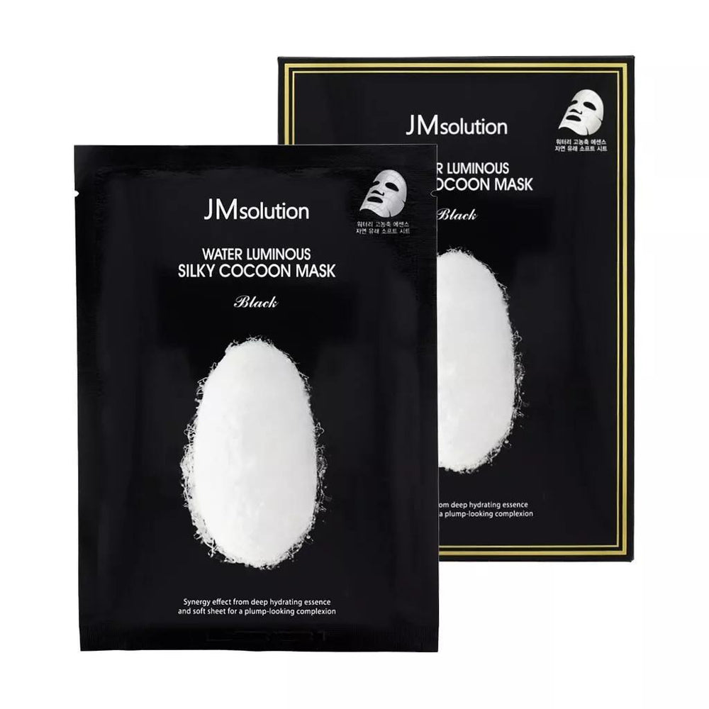 
                      
                        JMsolution Water Luminous Silky Cocoon Mask Black 肌司研白蚕丝氨基酸水肌养肤面膜 10ea
                      
                    