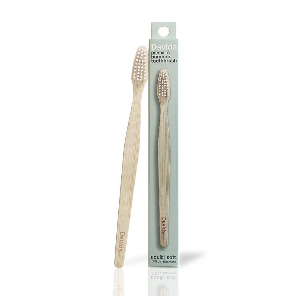 
                      
                        Davids Premium Bamboo Toothbrush Adult Soft 优质成人竹制软毛牙刷
                      
                    