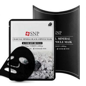 SNP Charcoal Mineral Black Ampoule Mask 10sheets