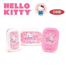 OSK HELLO KITTY Seal Container 3pcs   SP-31 日本HELLO KITTY三合一餐盒