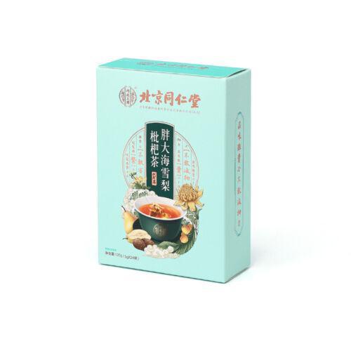 TRT Pear Loquat Tea 5g*24bags*60/cs 同仁堂 胖大海雪梨枇杷茶