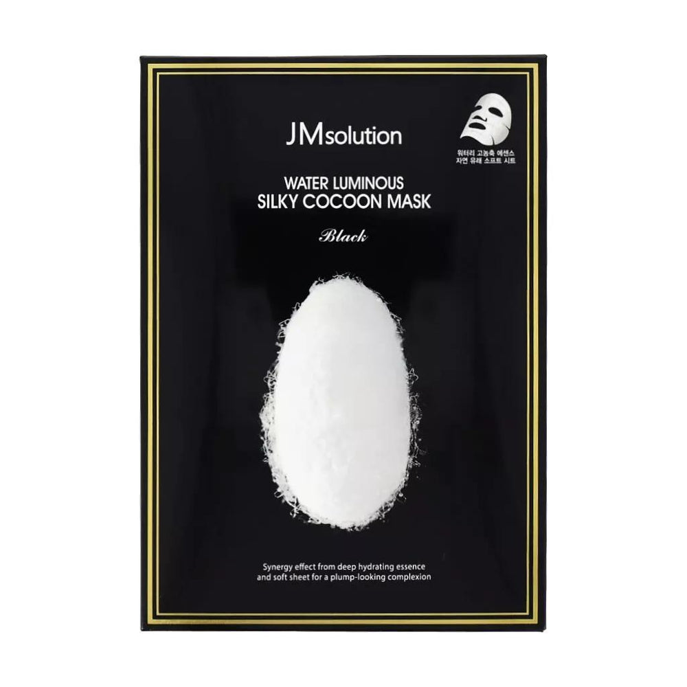 
                      
                        JMsolution Water Luminous Silky Cocoon Mask Black 肌司研白蚕丝氨基酸水肌养肤面膜 10ea
                      
                    