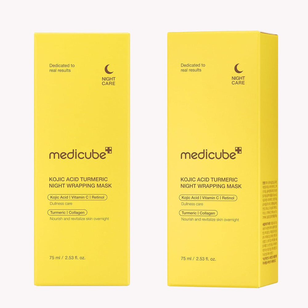 
                      
                        Medicube Kojic Acid Turmeric Night Wrapping Mask 美蒂秋芙曲酸姜黄夜间面膜 75mL
                      
                    