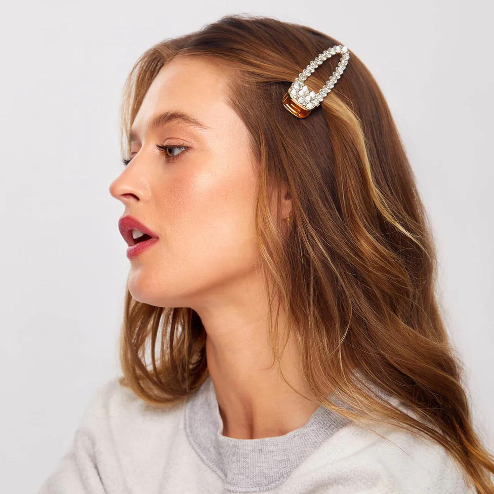 
                      
                        Kitsch Metal Rhinestone large Open Shape Hair Clip 金属水钻大号开口发夹
                      
                    
