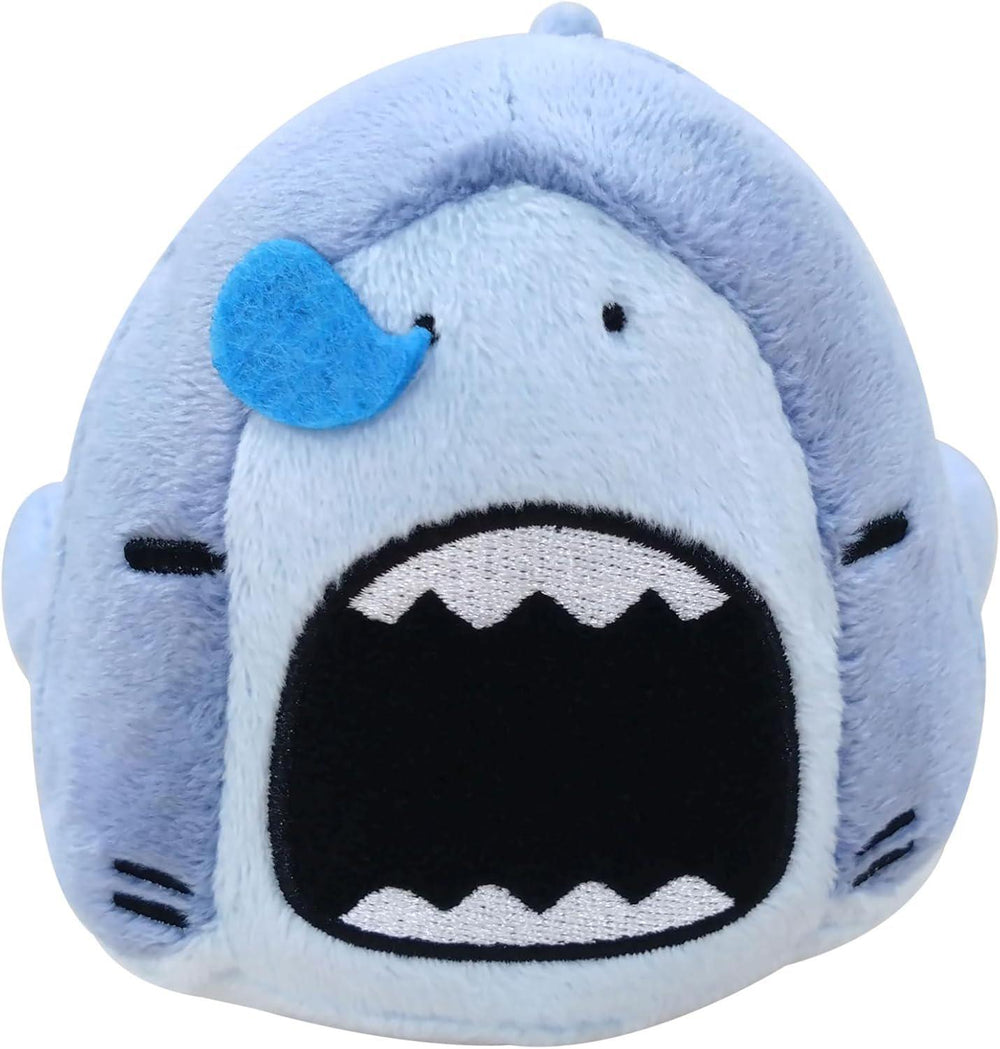 SAMEZU Sleeping Plush 6.5 毛绒鲨鱼玩具6.5英寸