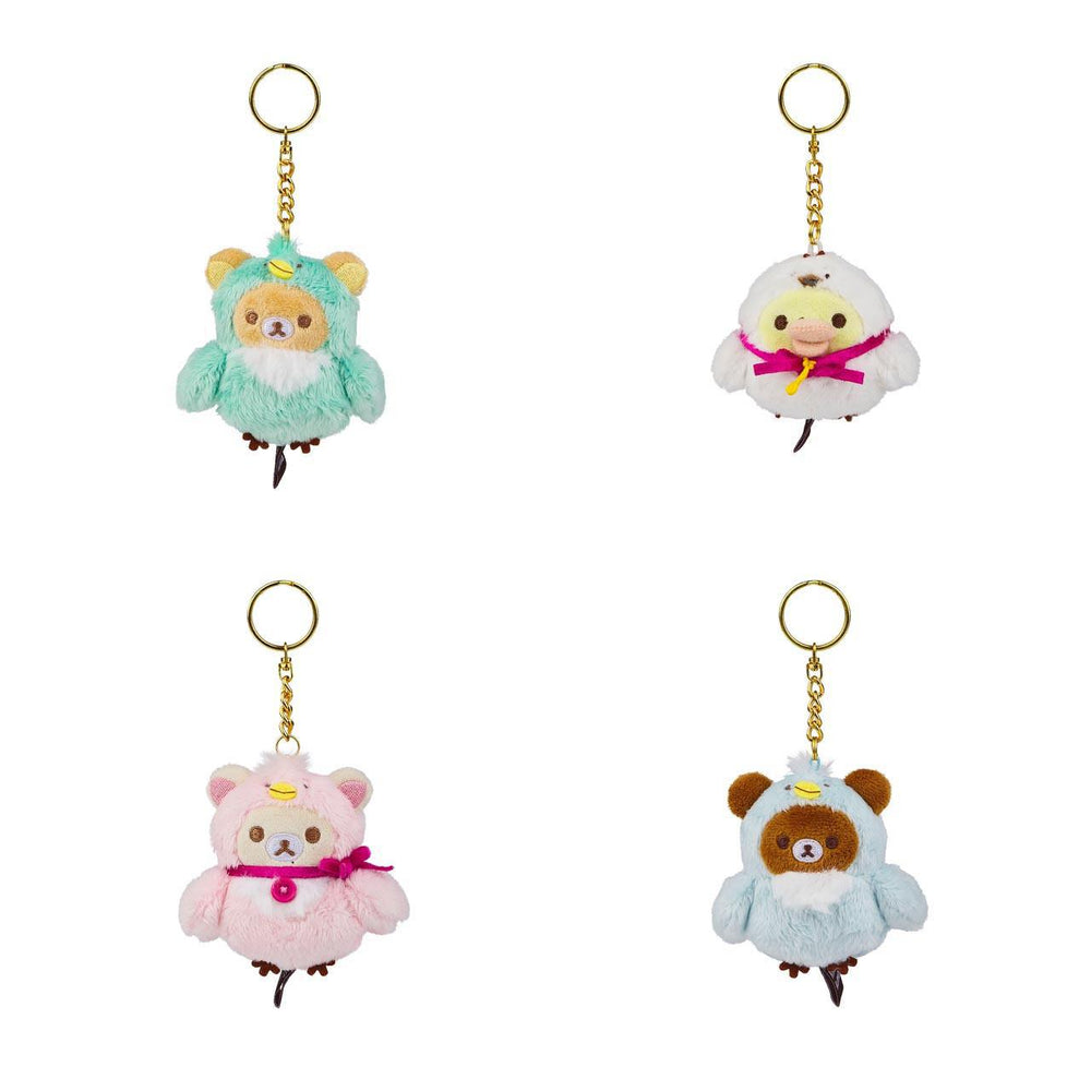 San-X Rilakkuma Original Swan Series Keychain Blind Box 日本San-X轻松熊原创天鹅系列钥匙扣盲盒