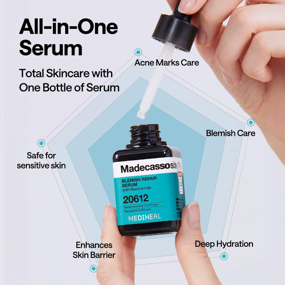 
                      
                        Mediheal Madecassoside Blemish Repair Serum 美迪惠尔积雪草苷淡斑修复精华 40mL
                      
                    