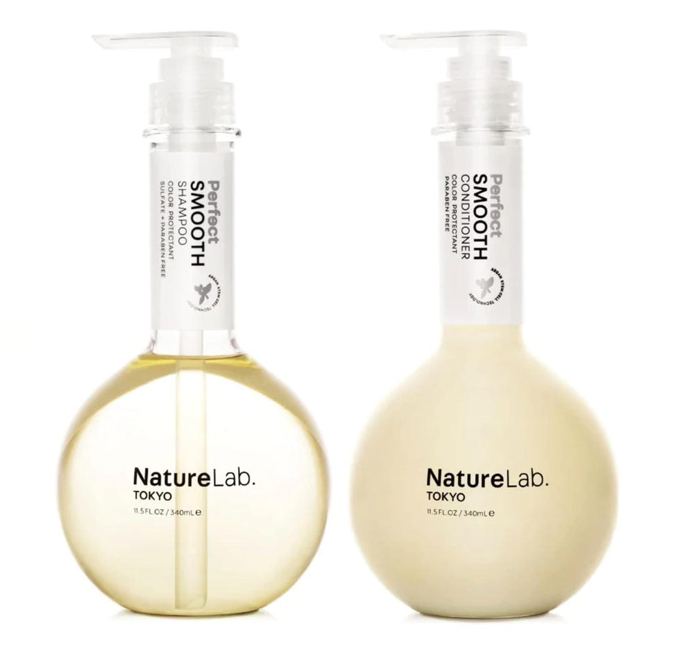 NatureLab Tokyo Perfect Smooth Shampoo & Conditioner 抚平毛躁滋润顺滑洗发护发二合一 340mL