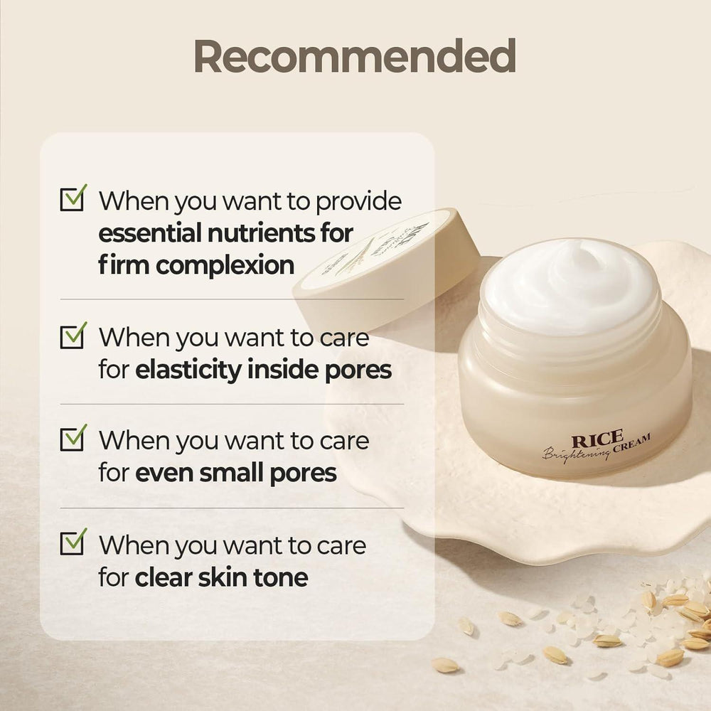 
                      
                        Skinfood Rice Brightening Cream 韩国Skinfood大米亮白保湿面霜 60mL
                      
                    