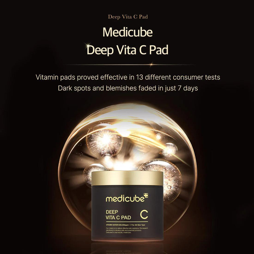 
                      
                        Medicube Deep Vita C Pad 美蒂秋芙维生素C亮白爽肤棉片 70pcs
                      
                    