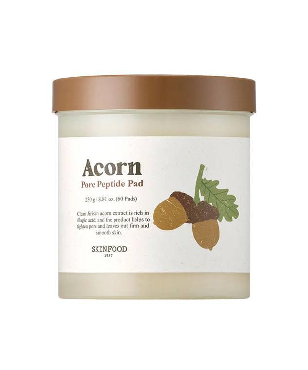 Skinfood Acorn Pore Peptide Pad 韩国Skinfood橡果收缩毛孔爽肤片 60ea