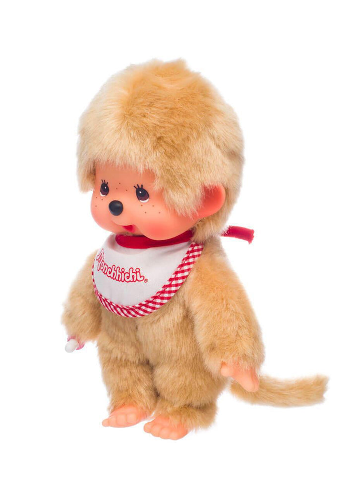 
                      
                        Monchhichi Beige Boy With Bib Red White 8in 蒙奇奇米色男童红白色连围兜毛绒玩具
                      
                    