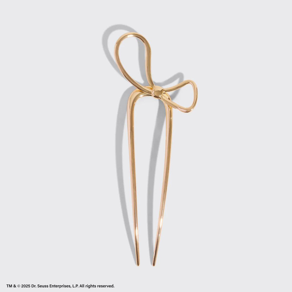 
                      
                        Kitsch The Grinch X Kitsch Gold Bow French Hair Pin 金色蝴蝶结法式发夹
                      
                    