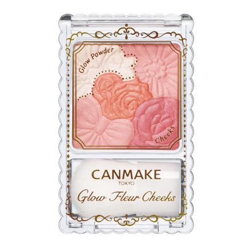 Canmake Glow Fleur Cheeks 13 Juicy Pop 井田花瓣珠光腮红13 珊瑚蜜桃果汁色