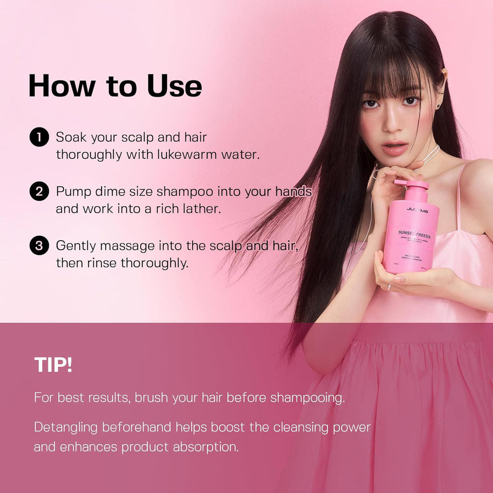 
                      
                        JULYME Damage Care Perfume Shampoo 损伤修护香氛洗发露 500mL
                      
                    