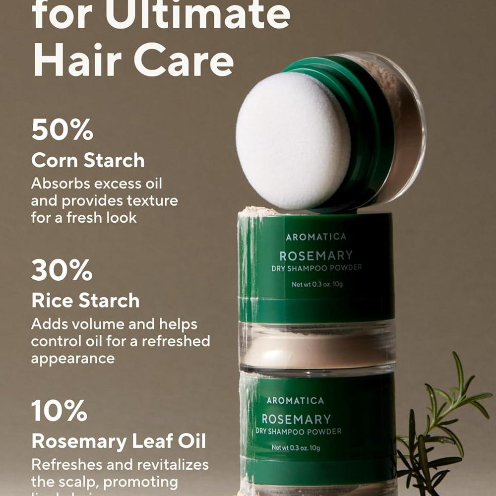 
                      
                        Aromatica Rosemary Dry Shampoo Powder 迷迭香干洗发粉 10g
                      
                    