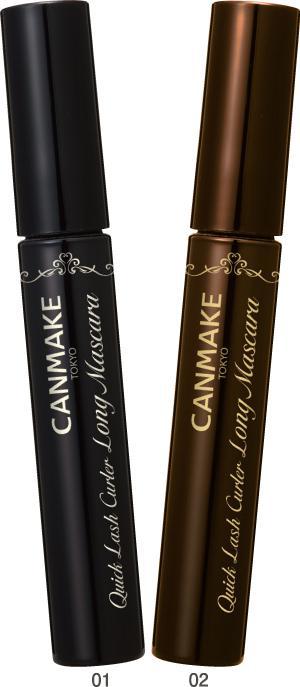 CANMAKE Quick Lash Curler Long Mascara 井田纤细睫毛膏防水持久定型卷翘极细刷头 6.5g