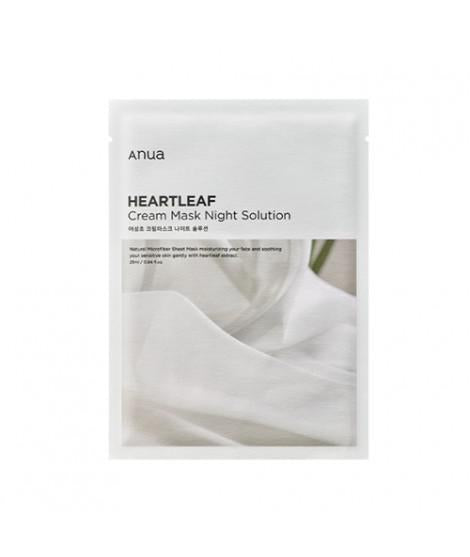 ANUA Heartleaf Cream Sheet Mask Night Solution 25ml 1pc