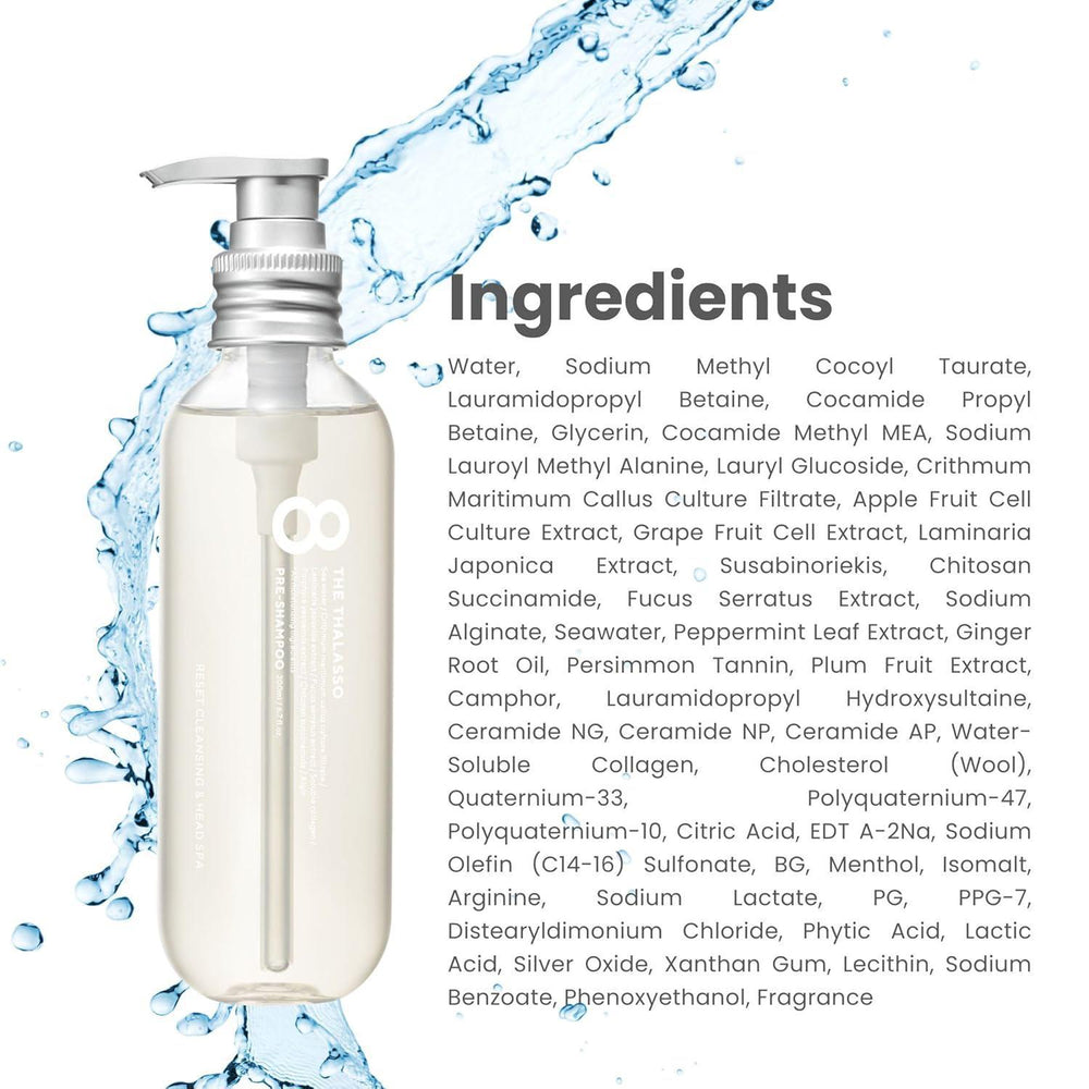 
                      
                        8 THE THALASSO Pre Shampoo 涧净清爽蓬松无硅油洗发水 200mL
                      
                    