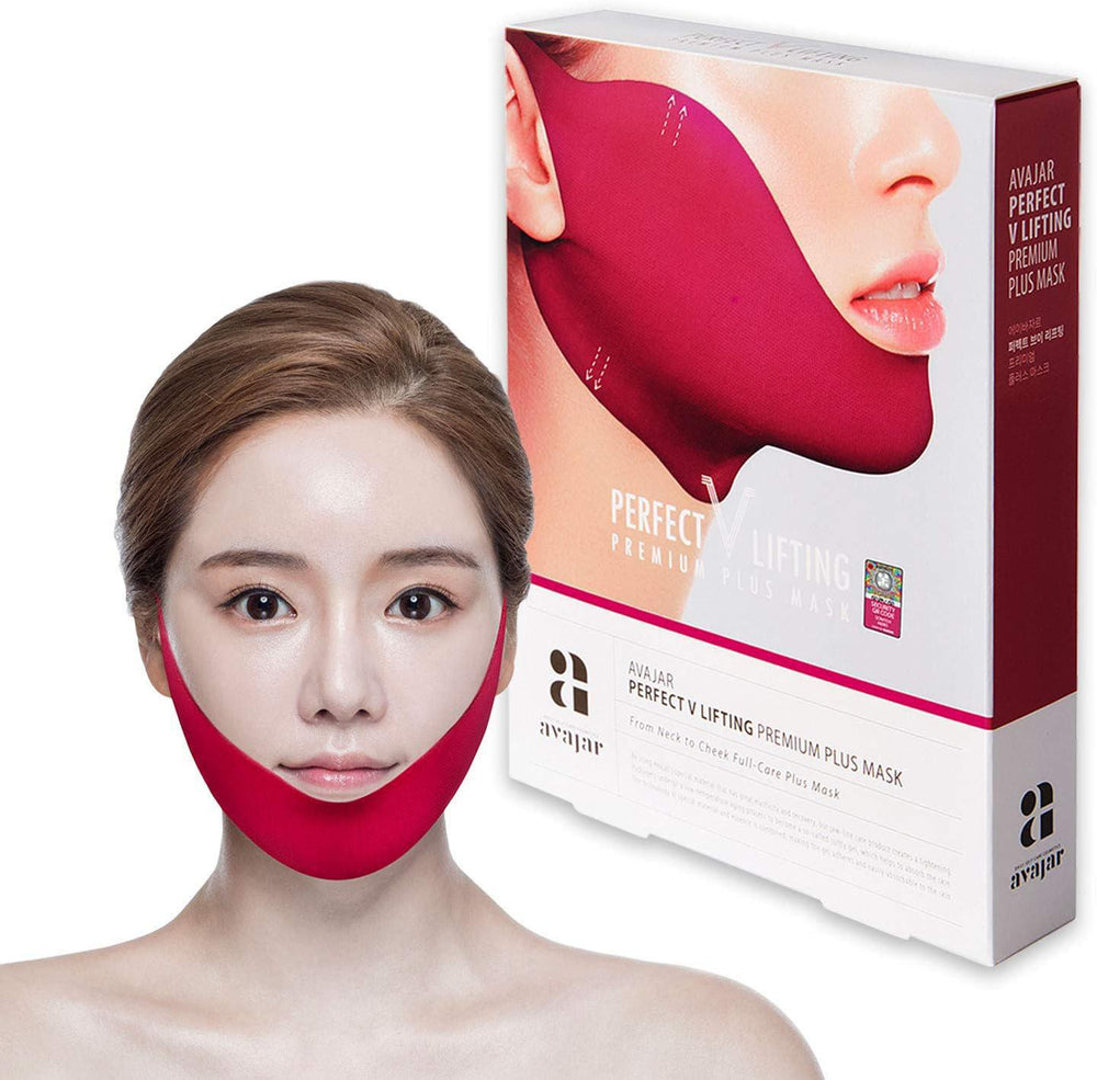 Avajar Perfect V Lifting Premium Plus Skin Mask 美法扎完美V型面部提拉面膜 5 Sheets