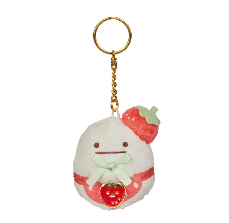 
                      
                        San-X Sumikkogurashi Obake San-X Original Strawberry Series Keychain 日本角落生物可爱钥匙扣挂件 1个
                      
                    