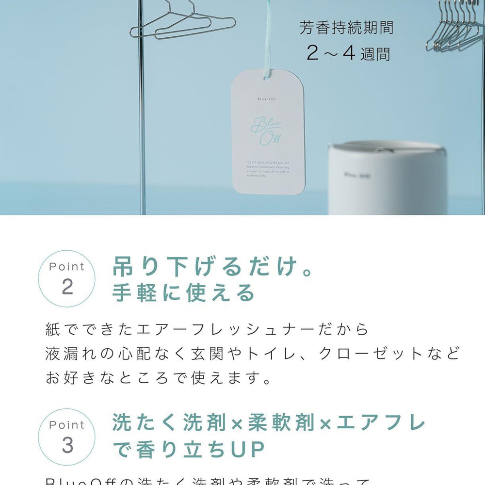 
                      
                        Blue-Off Air Freshener 悬挂式空气清新剂纸
                      
                    