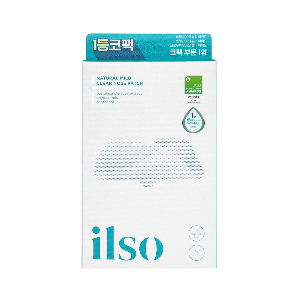 ILSO Natural Mild Clear Nose Pack 一苏天然温和清洁鼻贴 5片