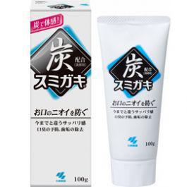 KOBAYASHI Charcoal Toothpaste for Odor Control and Whitening 小林制药竹炭亮白牙膏 100g