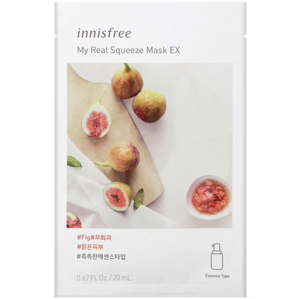 Innisfree My Real Squeeze Mask Ex Fig 悦诗风吟悦享鲜萃无花果面膜