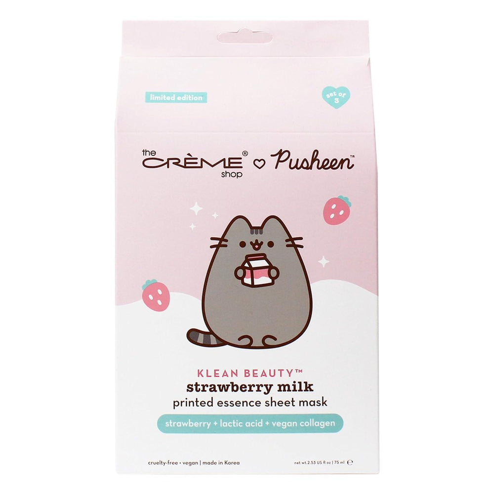 
                      
                        The Creme Shop Pusheen Klean Beauty Strawberry Milk Printed Essence Sheet Mask 草莓牛奶印花精华面膜
                      
                    