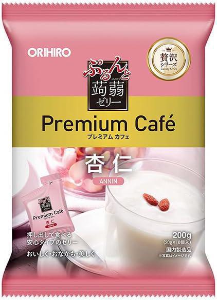 ORIHIRO Premium Cafe Konnyaku Jelly 蒟蒻魔芋果冻粉杏仁味 200g