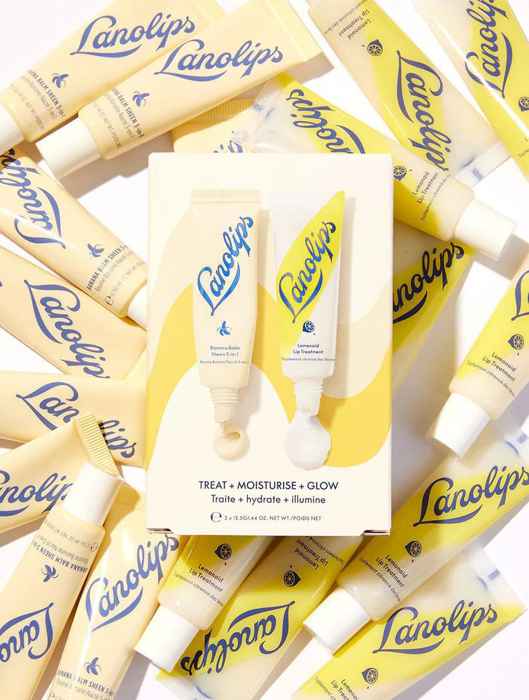 
                      
                        Lanolips Banana Balm & Lemonaid Lip Treatment Duo 绵羊油香蕉润唇膏和柠檬润唇膏组合
                      
                    