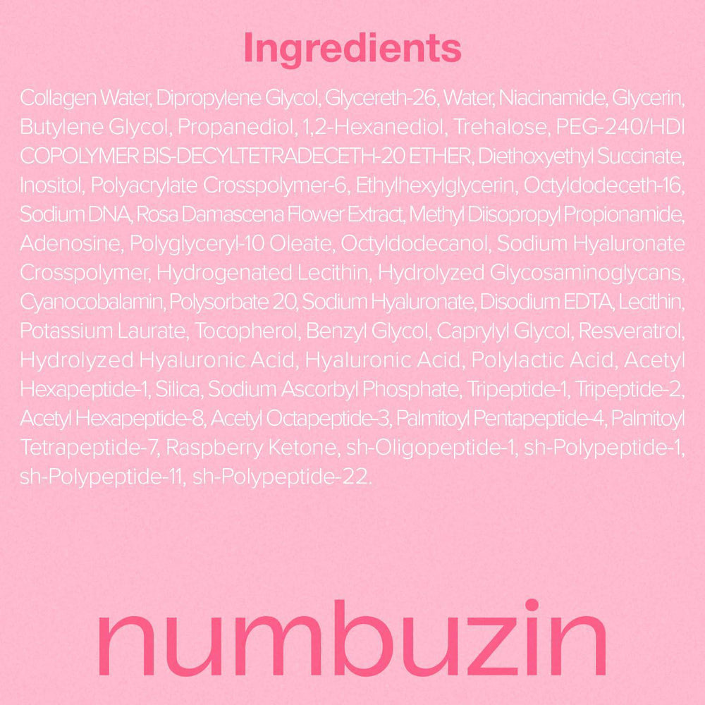 
                      
                        Numbuzin No.2 Serum Rose PDRN Collagen Plumping Serum 韩国Numbuzin数字2号玫瑰PDRN胶原蛋白丰盈精华 30mL
                      
                    