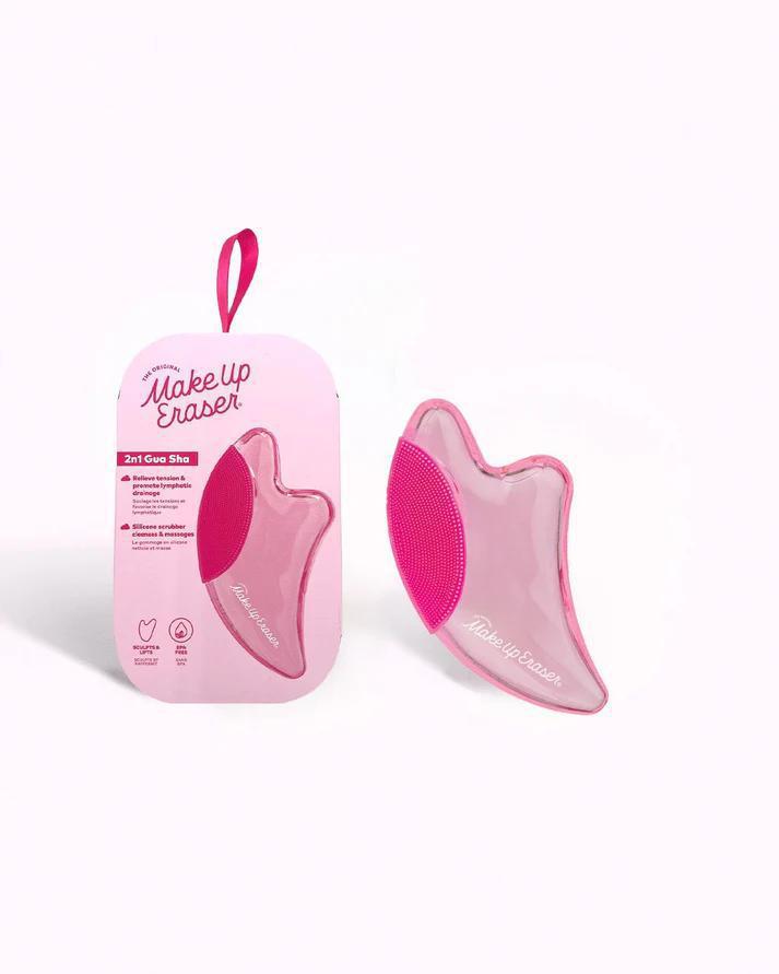 MakeUp Eraser Puff Eraser 2n1 Gua Sha & Facial Scrubber 玫卡瑞丝塑造面部轮廓刮痧板