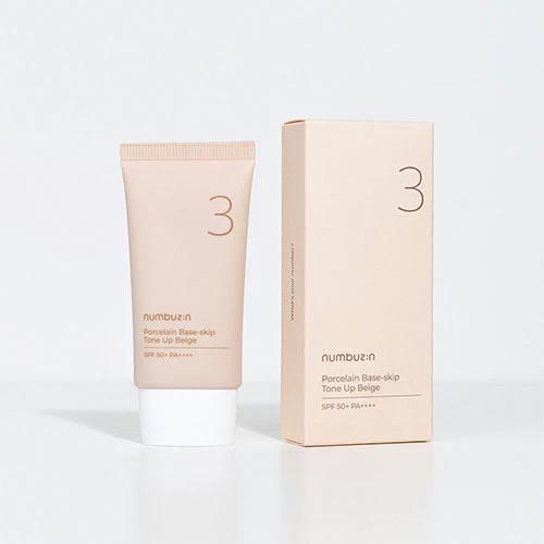 
                      
                        Numbuzin No.3 Porcelain Base Skip Tone Up Beige SPF50+ 数字3号陶瓷肌防晒霜 50ml
                      
                    