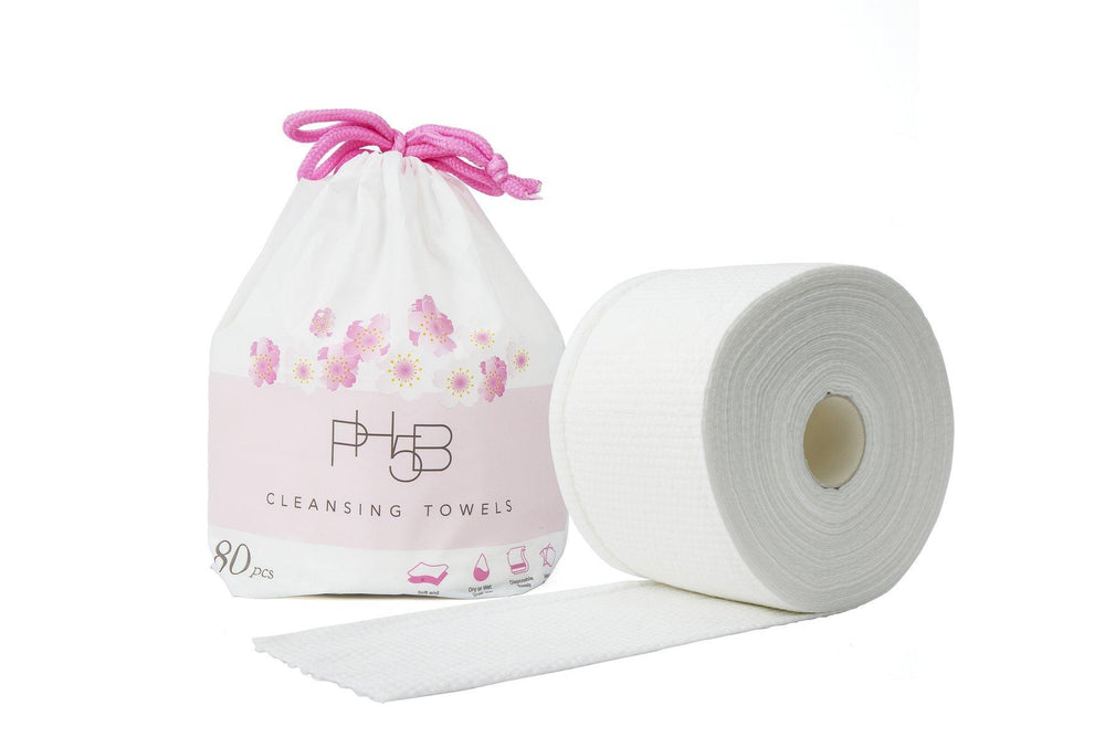 PH5B Cleansing Towels Sheets 纯棉加厚洁面巾