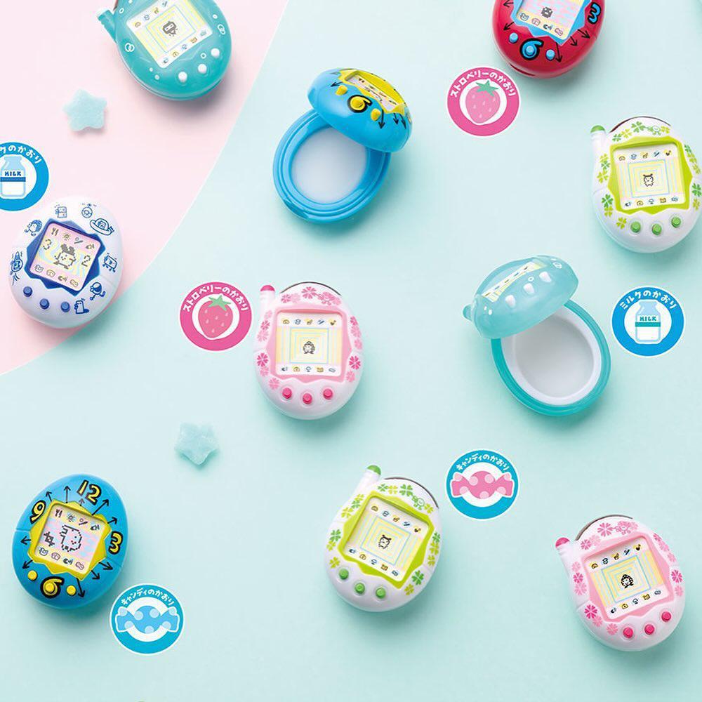 Bandai Namco Tamagotchi Kuchipatchi Candy Scented Balm 万代南梦宫电子宠物盒造型糖果香味润唇膏