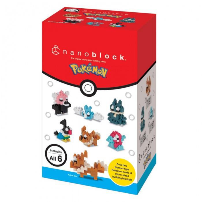 
                      
                        Nanoblock Pokemon Mininano Assortment 宝可梦系列微型积木盲盒
                      
                    