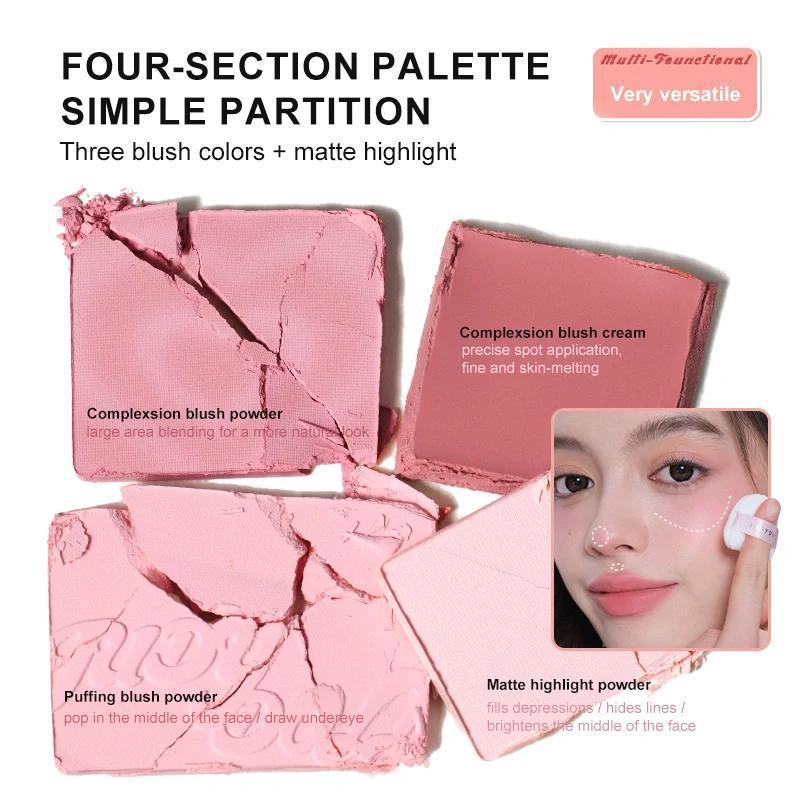 
                      
                        Judydoll 2 in 1 Blush Highlight Palette 橘朵二合一腮红高光盘
                      
                    
