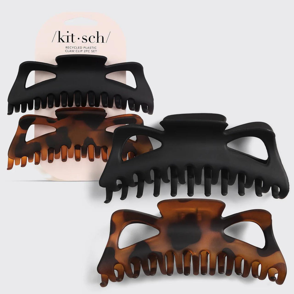 Kitsch Recycled Plastic Jumbo Classic Claw Clips 特大号再生塑料经典爪夹 2pc