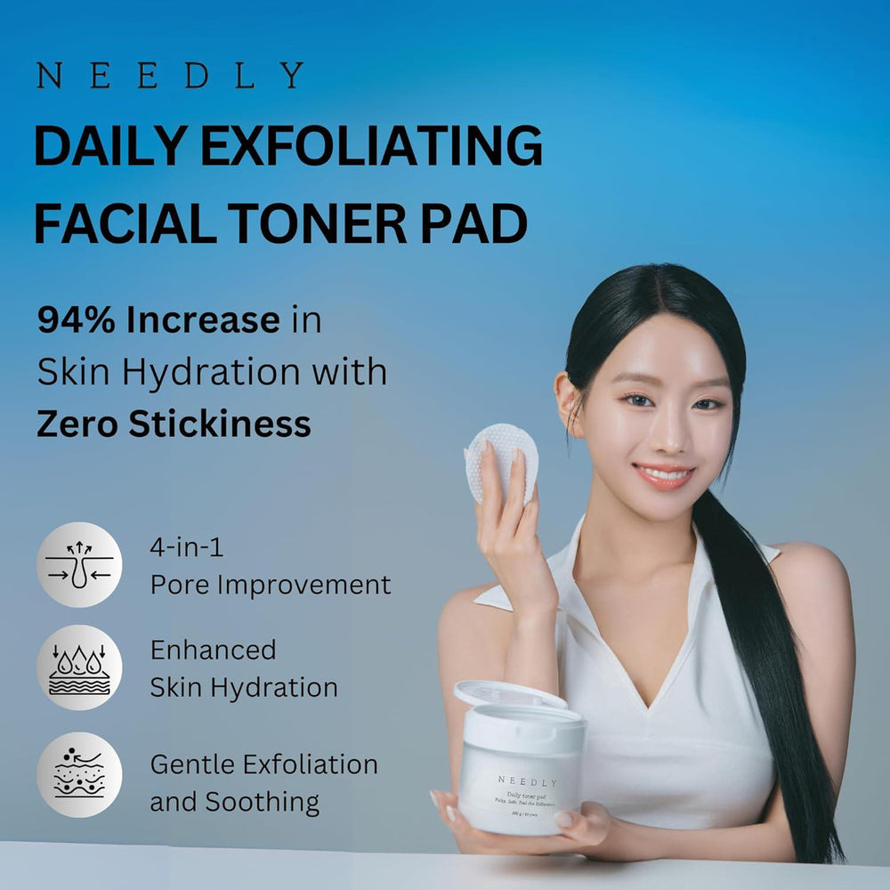 
                      
                        Needly Daily Toner Pad 妮德丽清透爽肤清洁补水棉片 60pads
                      
                    