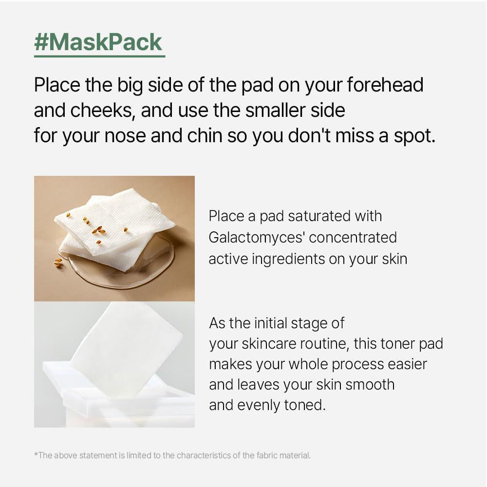 
                      
                        Mixsoon Galactomyces Toner Pad 韩国Mixsoon半乳糖酵母保湿爽肤棉 280mL
                      
                    