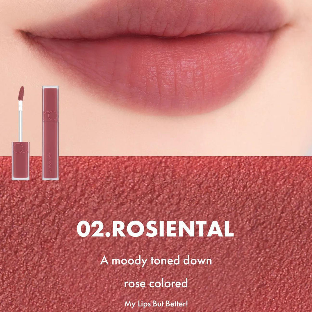 
                      
                        Rom&nd Blur Fudge Tint 柔魅得丝绒雾泥唇釉
                      
                    