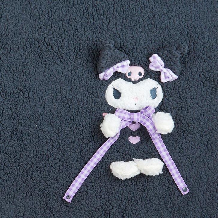 
                      
                        Sanrio Soft Plush Blanket Kuromi 三丽鸥可收纳式玩偶毛毯披肩
                      
                    