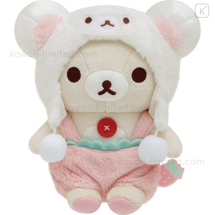 
                      
                        San-X Korilakkuma in a Strawberry 日本San-X草莓套装的小白熊 4.75in
                      
                    