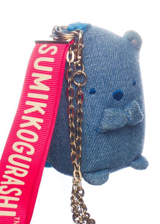 
                      
                        San-X Denim Shirokuma Keychain 原创白熊牛仔布 4 英寸毛绒钥匙扣
                      
                    