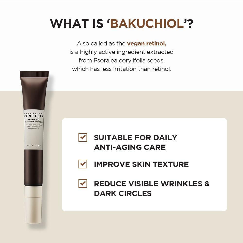 
                      
                        SKIN1004 Madagascar Centella Probio-Cica Bakuchiol Eye Cream 理肤天使马达加斯加积雪草益生菌-补骨脂酚眼霜 20mL
                      
                    