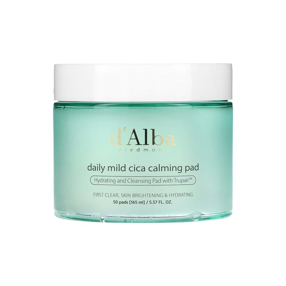 D'Alba Daily Mild Cica Calming Pad 黛尔珀每日温和积雪草舒缓棉片 50pads